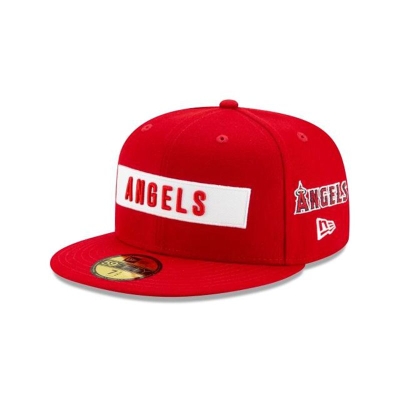 Los Angeles Angels Gorra | New Era MLB Boxed Wordmark 59fifty Fitted Cap Mexico - Rojos